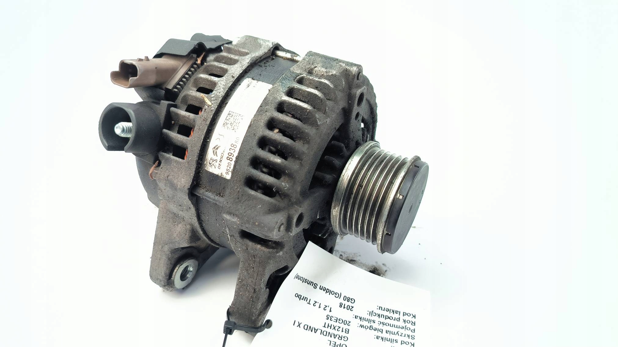 alternatore 9820893880 OPEL GRANDLAND X e