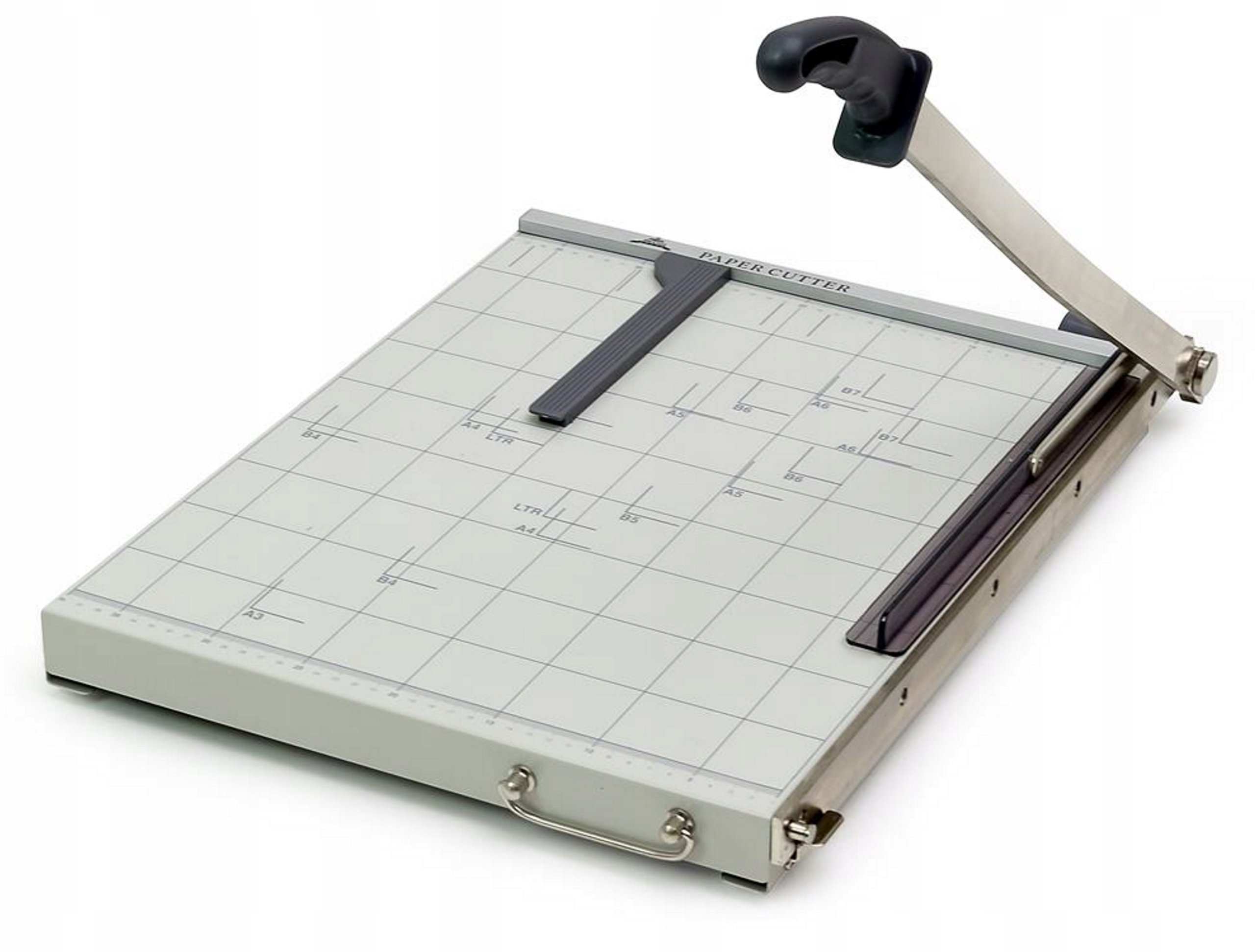 Gilotyna do papieru biurowa metalowa ręczna docisk Argo Paper Cutter A3