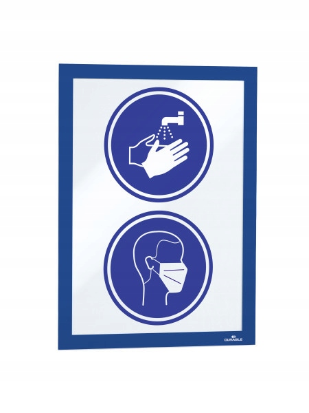 RAMKA SAMOPRZYLEPNA DURAFRAME A4 NIEBIESKA EAN (GTIN) 4005546406022