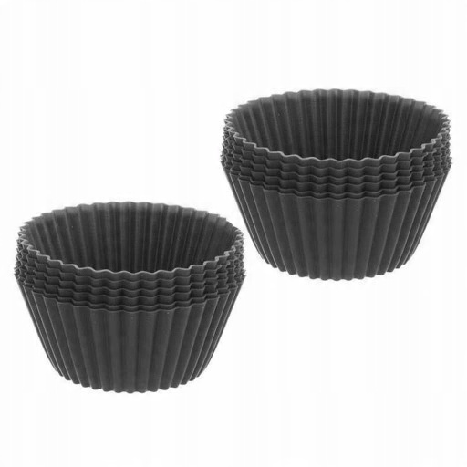 

Foremki Silikonowe Babeczki Muffiny Zestaw 12 Szt