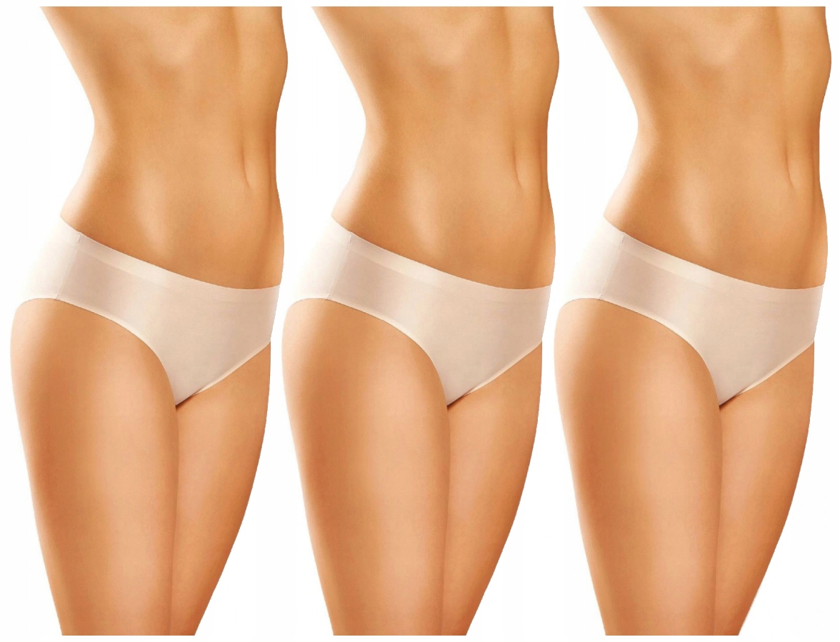 3X GATTA BEZSZWOWE MAJTKI ULTRA COMFORT NATURAL S