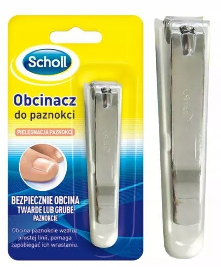 SCHOLL NAGEL CLIP OBCINACZ OBCINACZKA DO PAZNOKCI Z POJEMNIKIEM Stan opakowania oryginalne