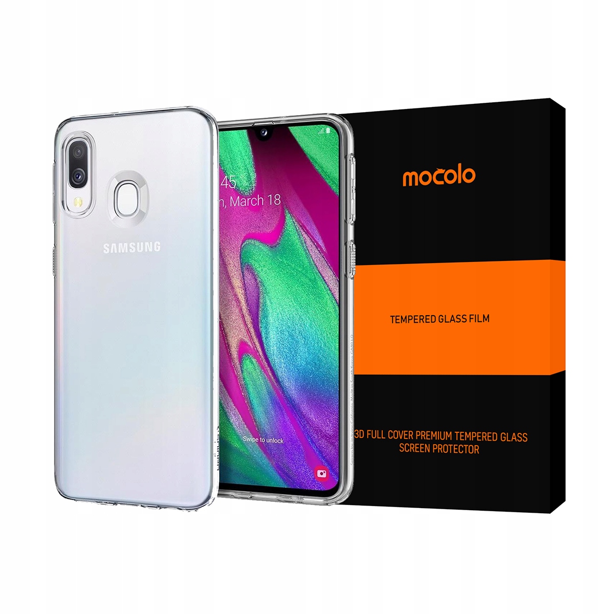 

Spigen Liquid Etui Do Galaxy A40 + Szkło X+3D Pro