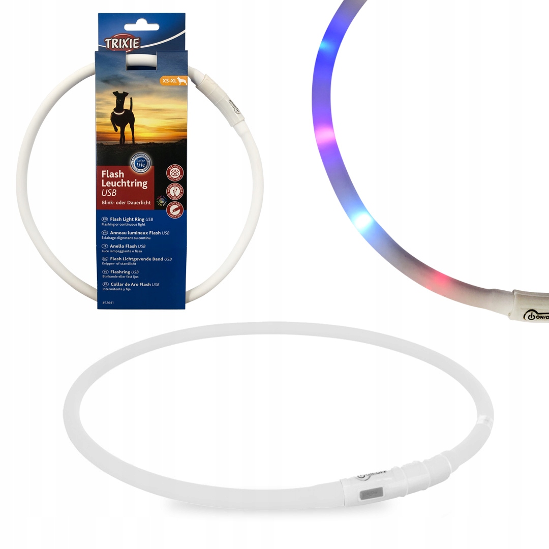 

Obroża Opaska Świecąca Led Usb Psa Trixie Xs-xl 70