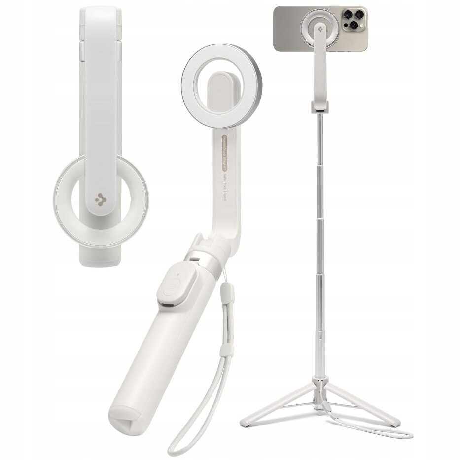 Držák selfie tyče tripod, Spigen S571W, stativ pro MagSafe Bluetooth