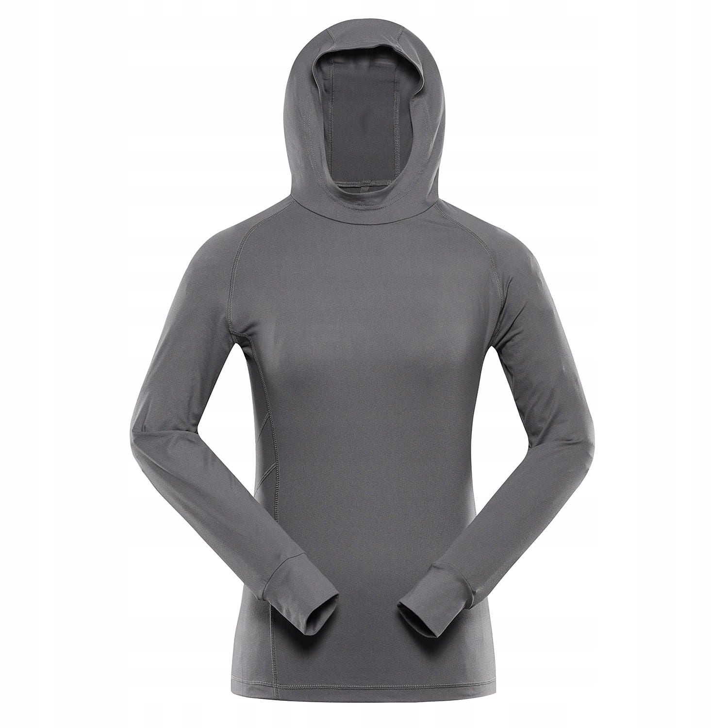 Alpine Pro Bluza damska sportowa z kapturem Izara k.szary r.M