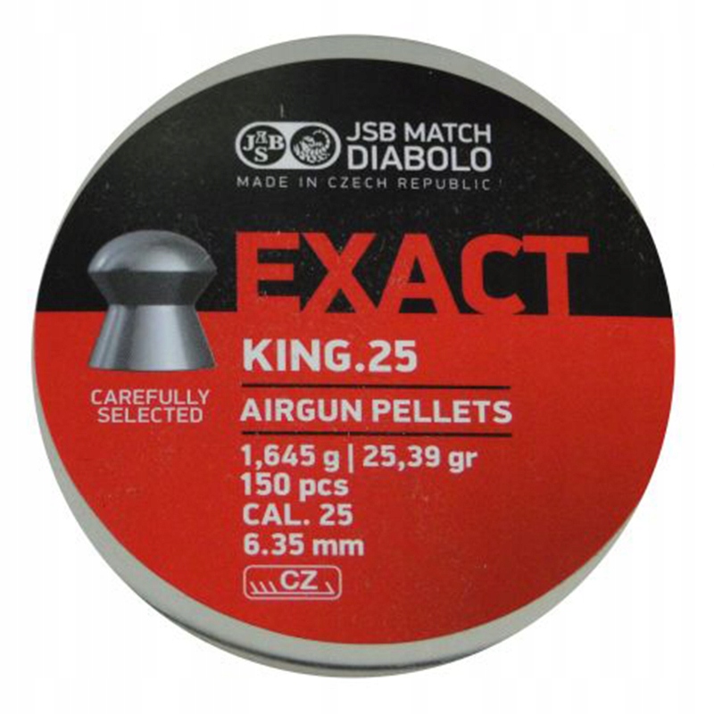 Śrut Jsb Diabolo Exact King kal. 6,35 mm 150 sztuk