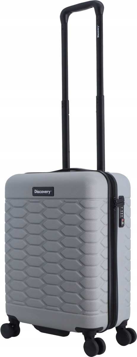 Kabinový kufr Discovery Reptile 55 cm stříbrný