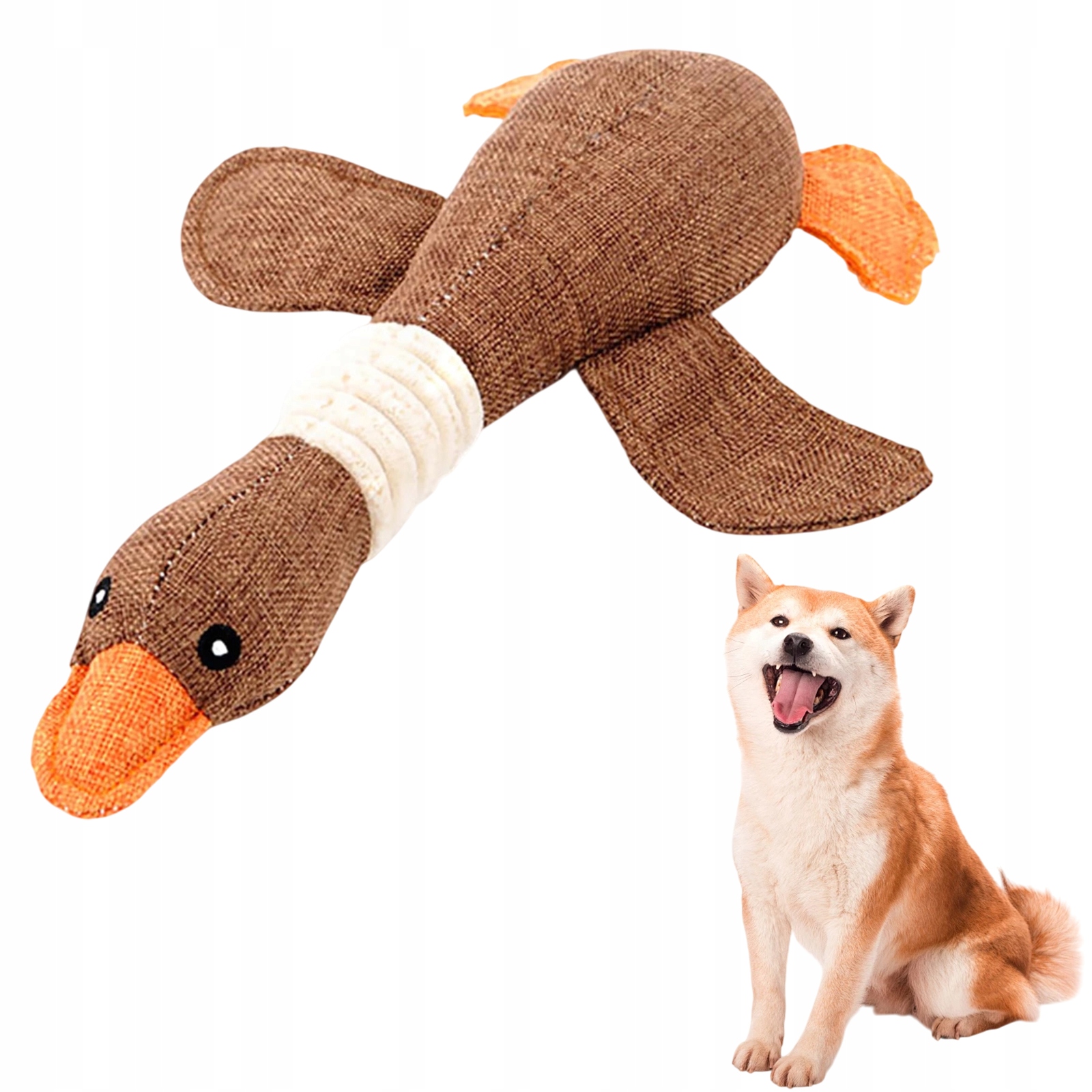 Levně Hračka Kousátko Pro Psa Odolná Proti Kousání Pro Velké Malé A Střední Hnědé