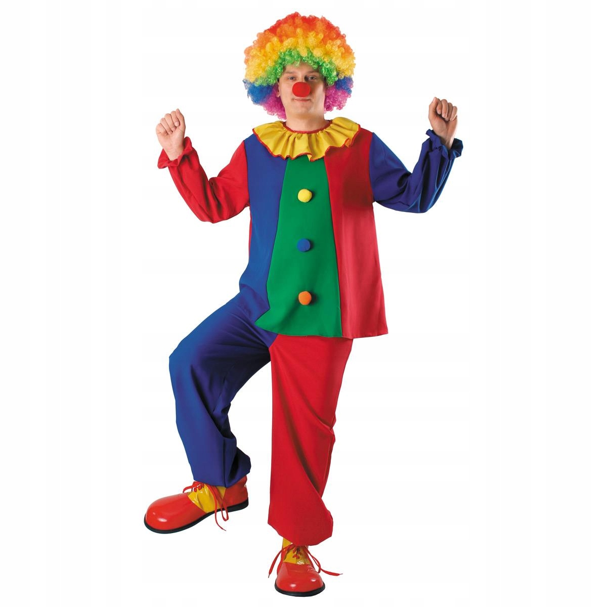 Kostým Pro Dospělé Klaun Univerzální Cirkus Zábava