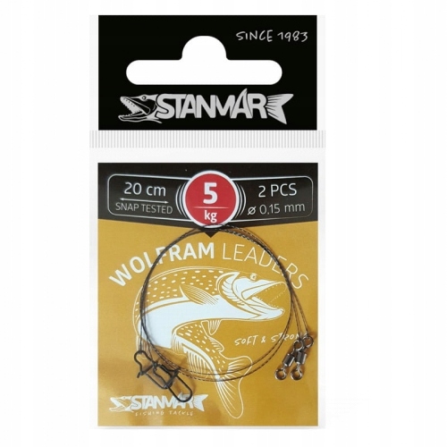 

Przypon WOLFRAMowy Stan-Mar DL 20cm 5kg 2szt