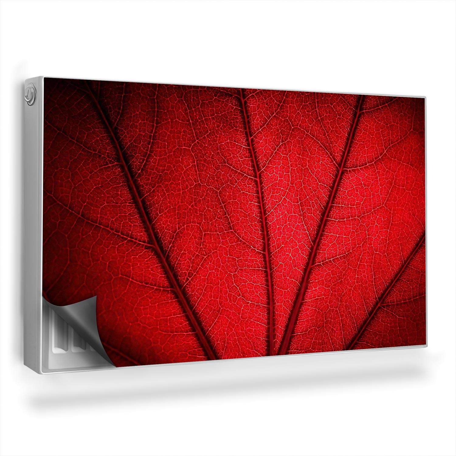Magnetický panel na radiátor Loft Listy Přírodní textura 100x60 cm