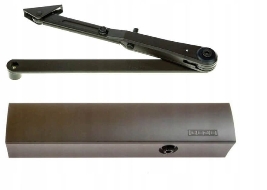 Samozamykacz GEZE TS 4000 z blokadą wł/wył brązowy