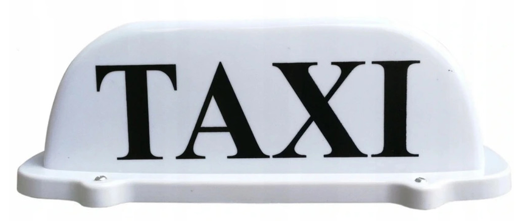 KOGUT LAMPA TAXI Magnes 28x12x9cm | WERSJA LED 2W Kolor biały