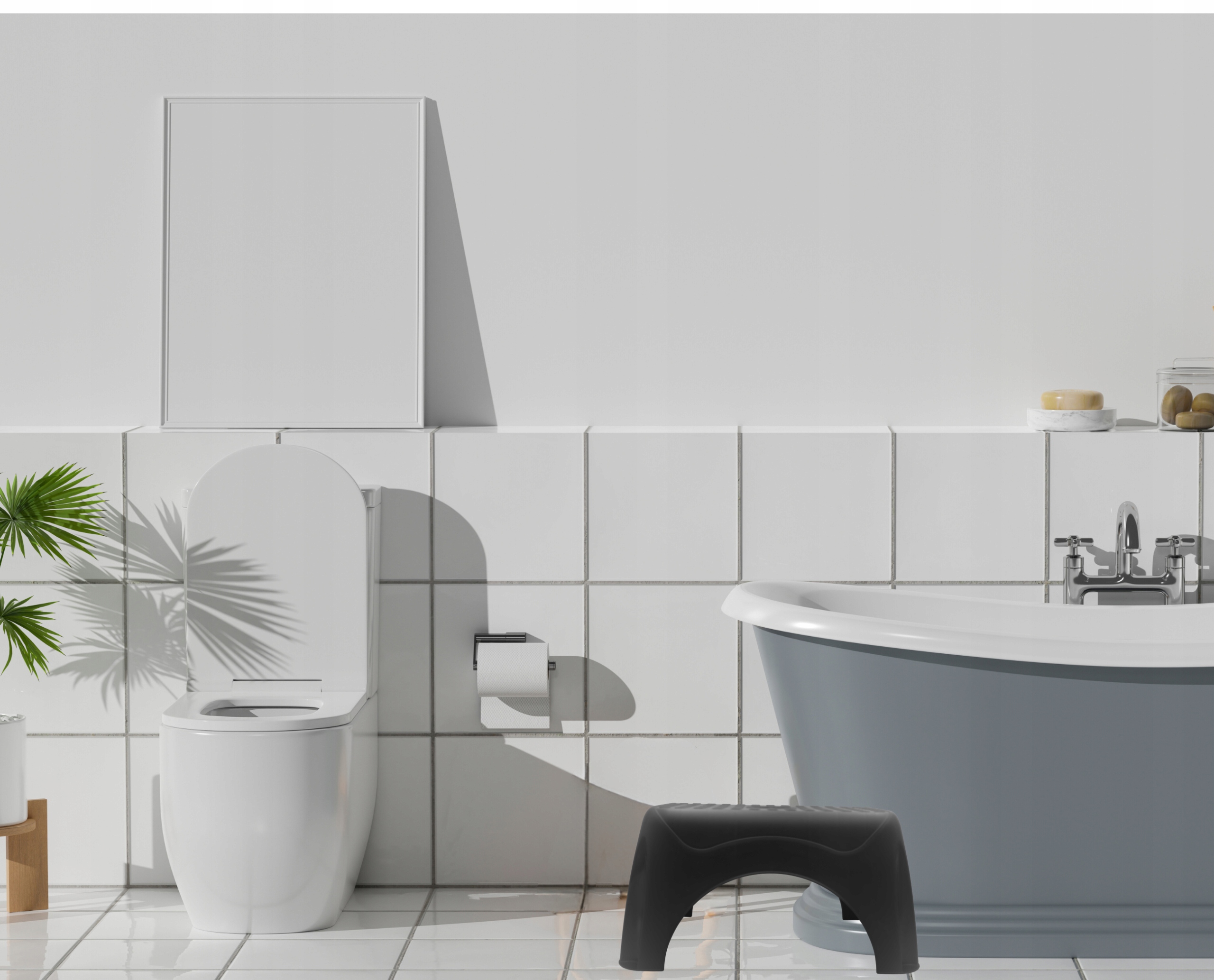 STOŁEK TABORET PRYSZNICOWY DO WANNY POD PRYSZNIC Szerokość siedziska 32 cm