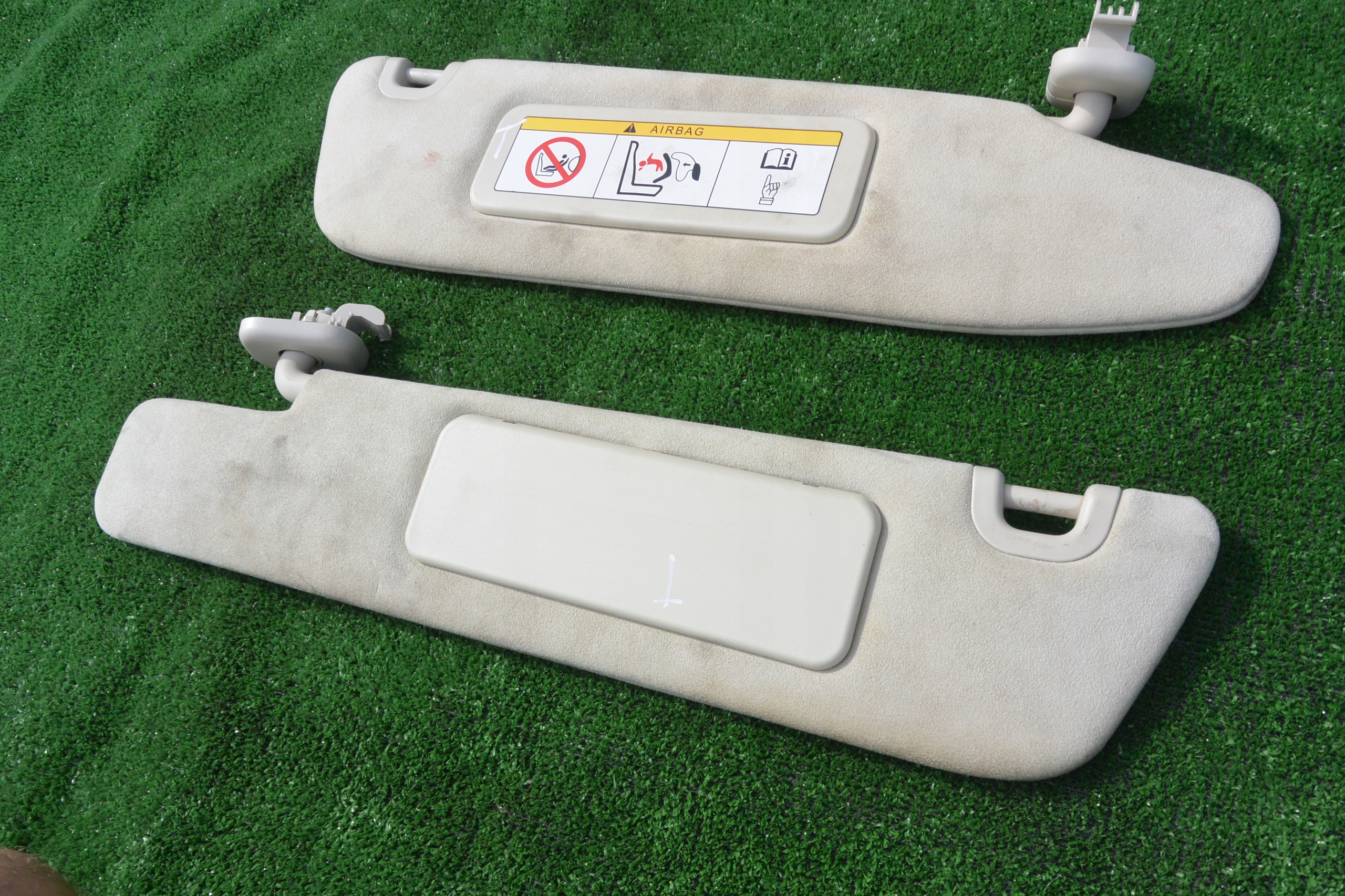 visor PRZECIWSLONECZNY right left TESLA MODEL S