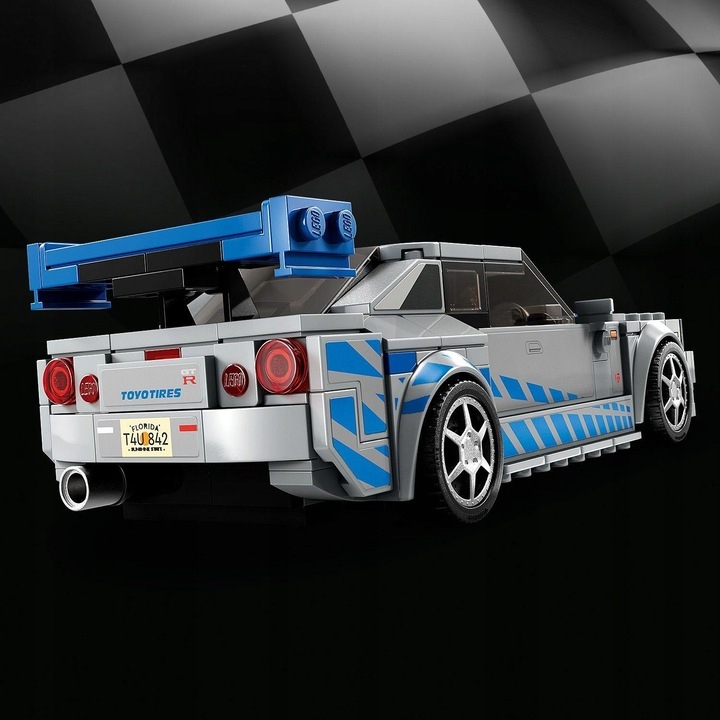 LEGO Speed Champions 76917 Nissan Skyline GT-R (R34) Klocki Prezent + Torba Bohater brak