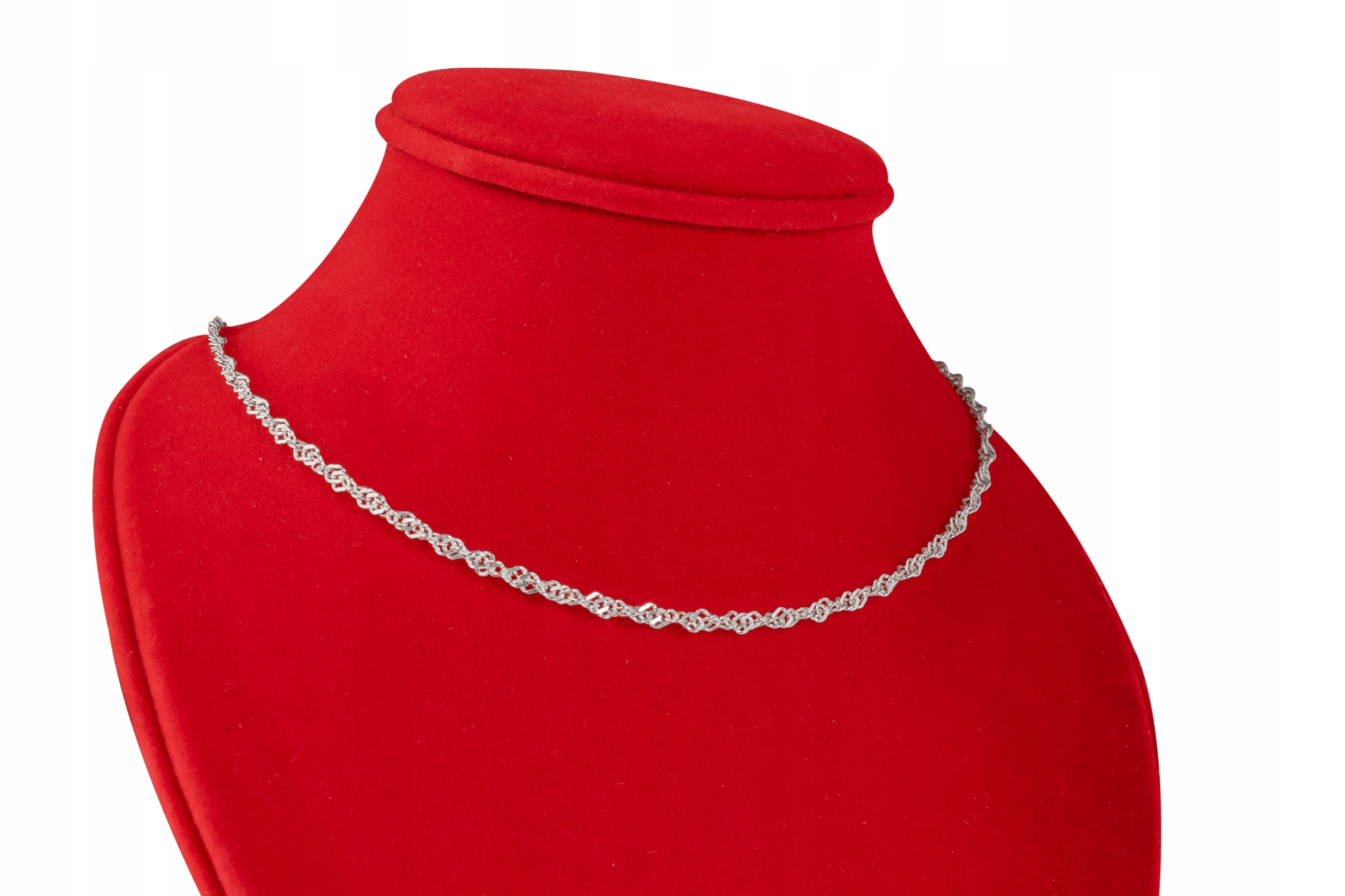 Stříbrný Řetízek Ag925 Singapur Diamantový, Silný 50CM Jako Dárek Pro Ženu