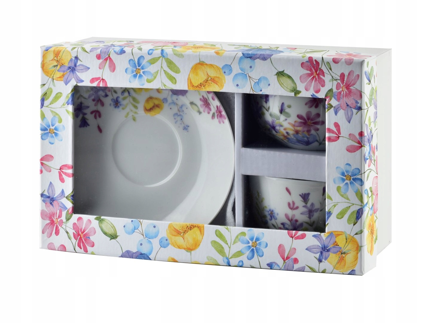 Filiżanka z podstawką JOY Komplet 2 filiżanki ze spodkiem 245ml HTTC5670 Marka Mondex