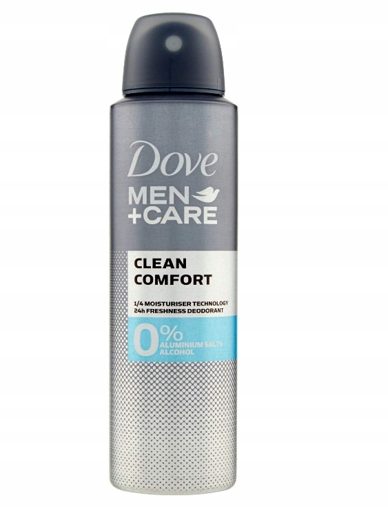 Dove Deodorant Spray 150 ml 0% Men Care Clean Comfort