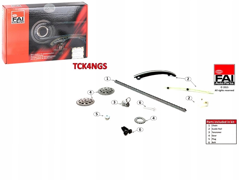 ZESTAW ŁAŃCUCHA ROZRZĄDU FAI 55562234 NOTINBGARANG