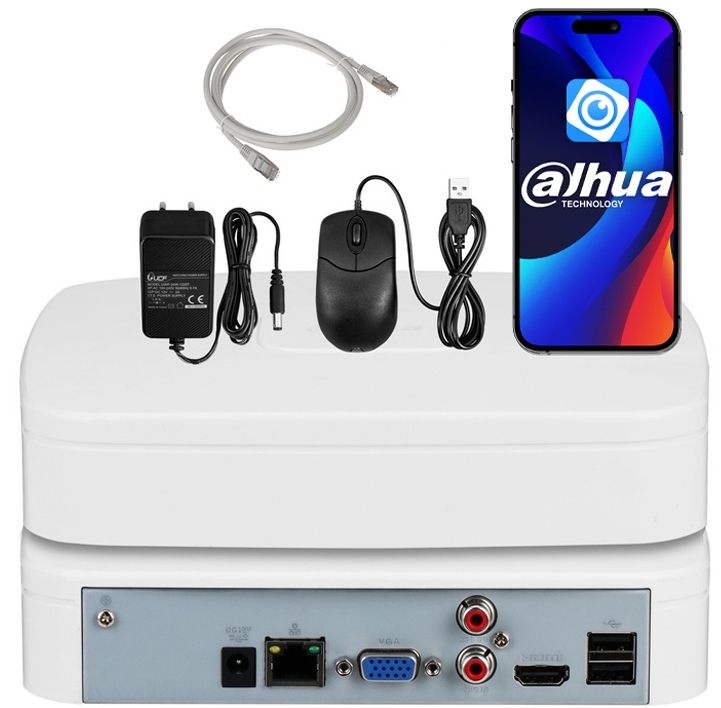 Ip Rekordér Dahua 4-KANÁLOVÝ NVR2104-4KS3 Aplikácia Dmss Pre Ip Kamery