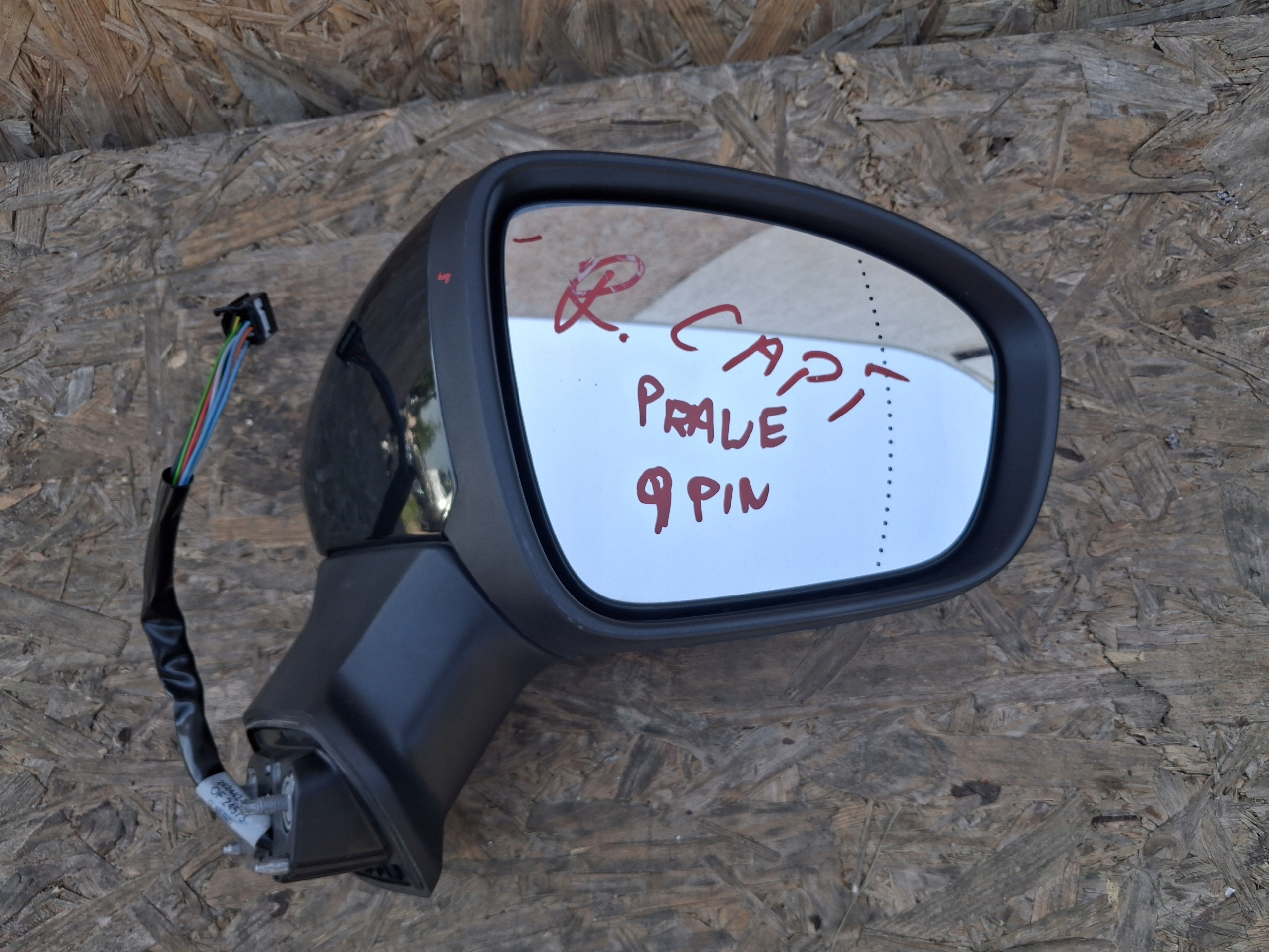 mirror right RENAULT CAPTUR II 9 PIN
