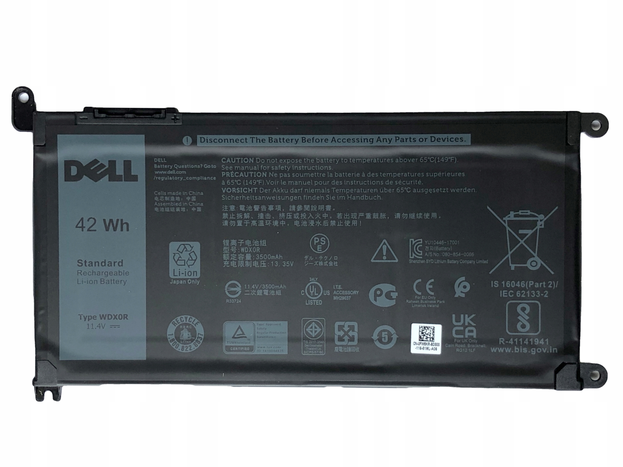 

Nowa oryginalna Dell Inspiron 5565 5567 WDX0R