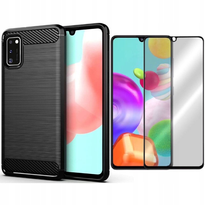 

Etui Case Pancerne Obudowa Carbon Do Galaxy A41