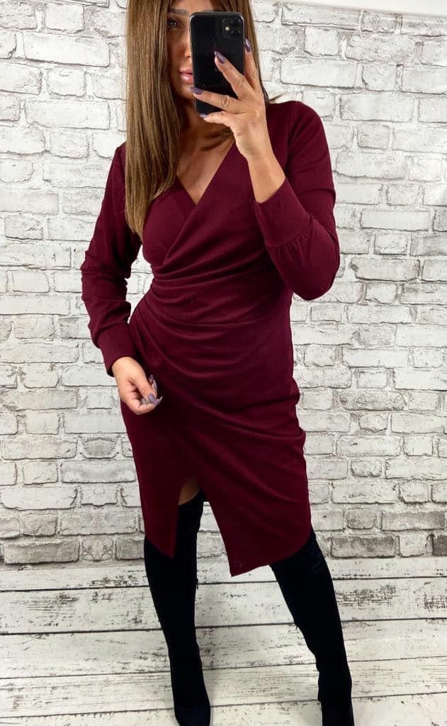 V874 SUKIENKA KOPERTOWA MARSZCZONA r 46 (3XL) Marka Genesy