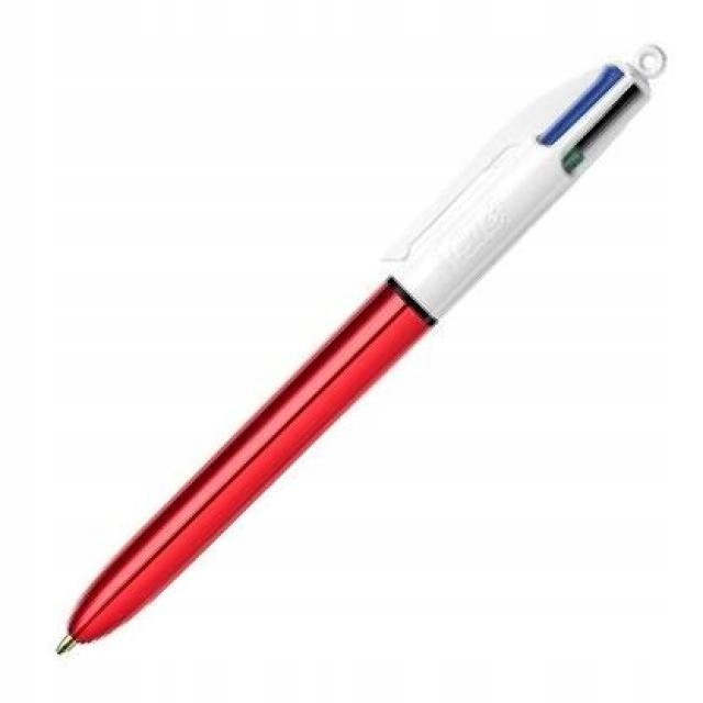 

Długopis automatyczny Bic 4Colours Shine Red 4KOL