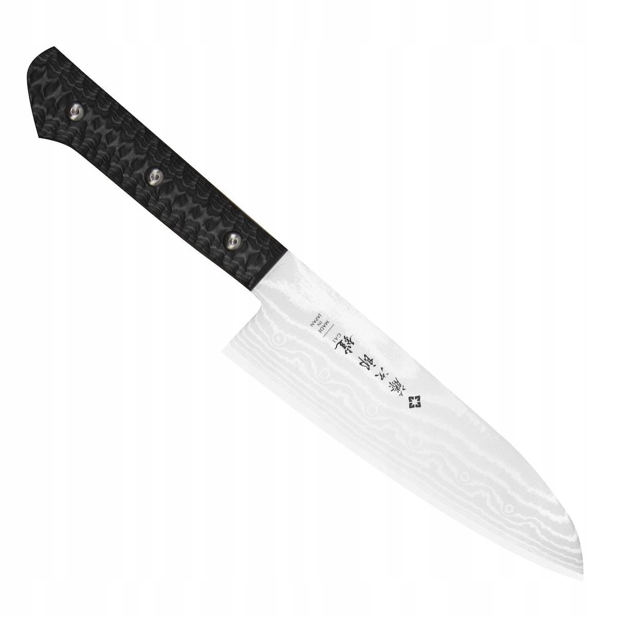 Tojiro Gai VG-10 Damascus Japonský kuchynský nôž Santoku na zeleninu 17 cm