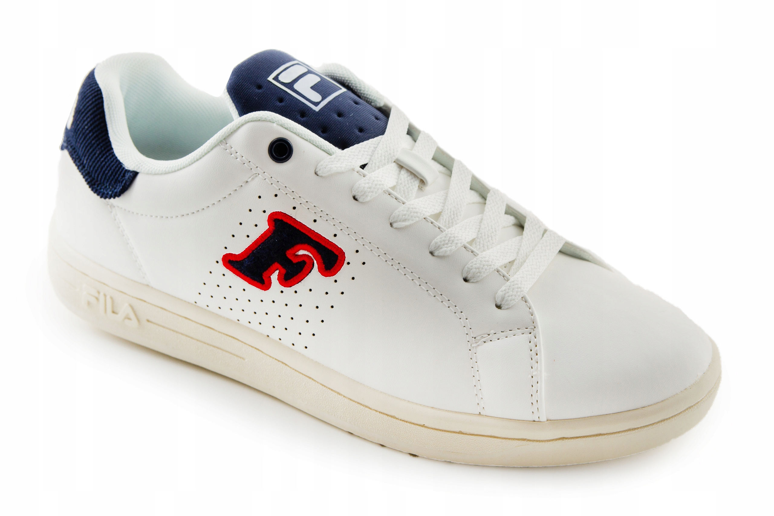 Boty Fila Crosscourt 2 pánské tenisky bílé ekokůže sportovní logo vel. 44