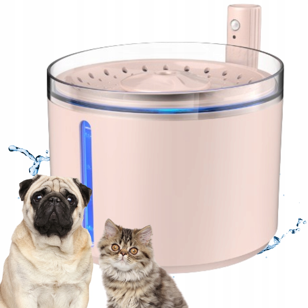 Levně Fontána Napáječka pro kočky psa, automatický bezdrátový senzor 2,2 l Dogness