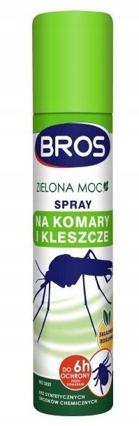 

Bros Zielona Moc Spray na komary i kleszcze 120/90