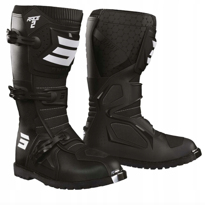 Motocyklové Topánky Na Cross Quada Enduro Atv Shot Race 2 Čierne 40