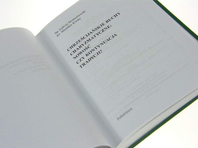 CHRZEŚCIJAŃSKIE RUCHY CHARYZMATYCZNE Siemieniewski Język publikacji polski
