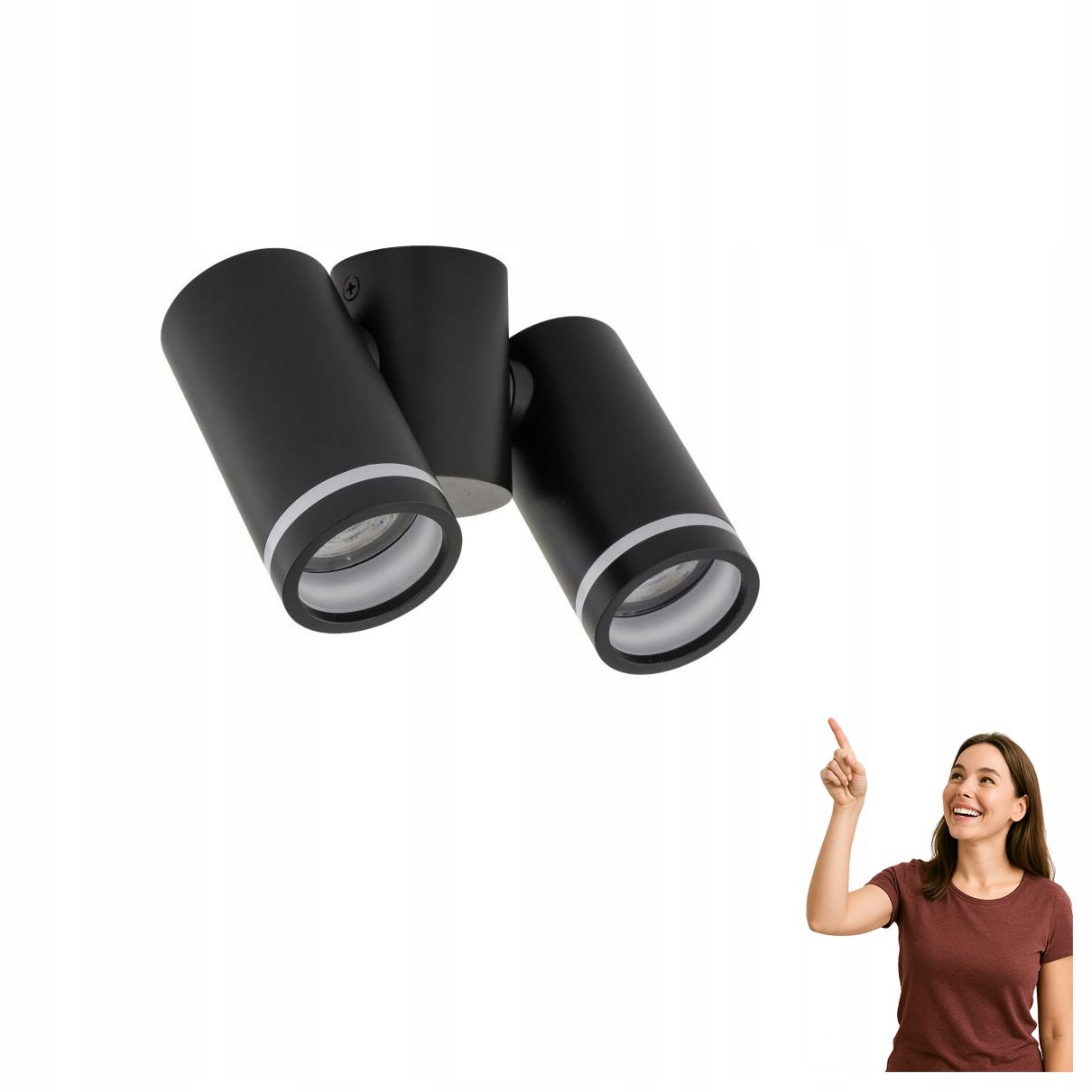 Lampa spot reflektor Jet Black 4539 Tk Lighting