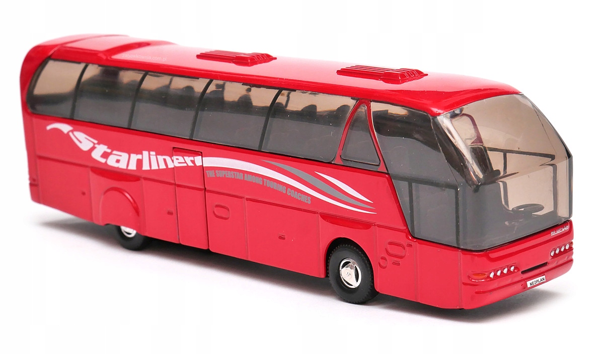 Neoplan Starliner autobus autokar 1:60 czerwony