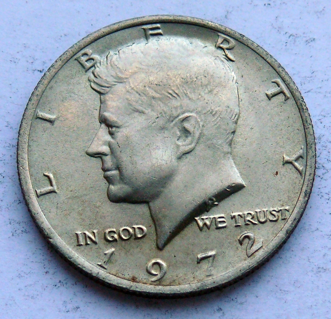 USA - 1/2 DOLARA HALF DOLLAR 1972 r. KENNEDY (10)