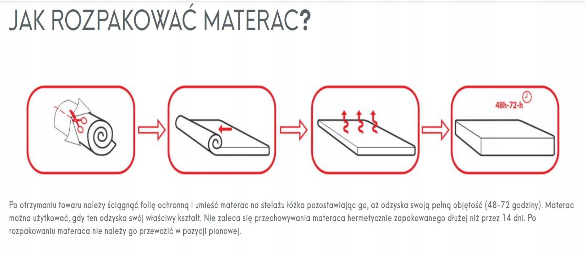 Materac 110x200 10cm H3 Średni +Pokrowiec Pikowany Model Simple