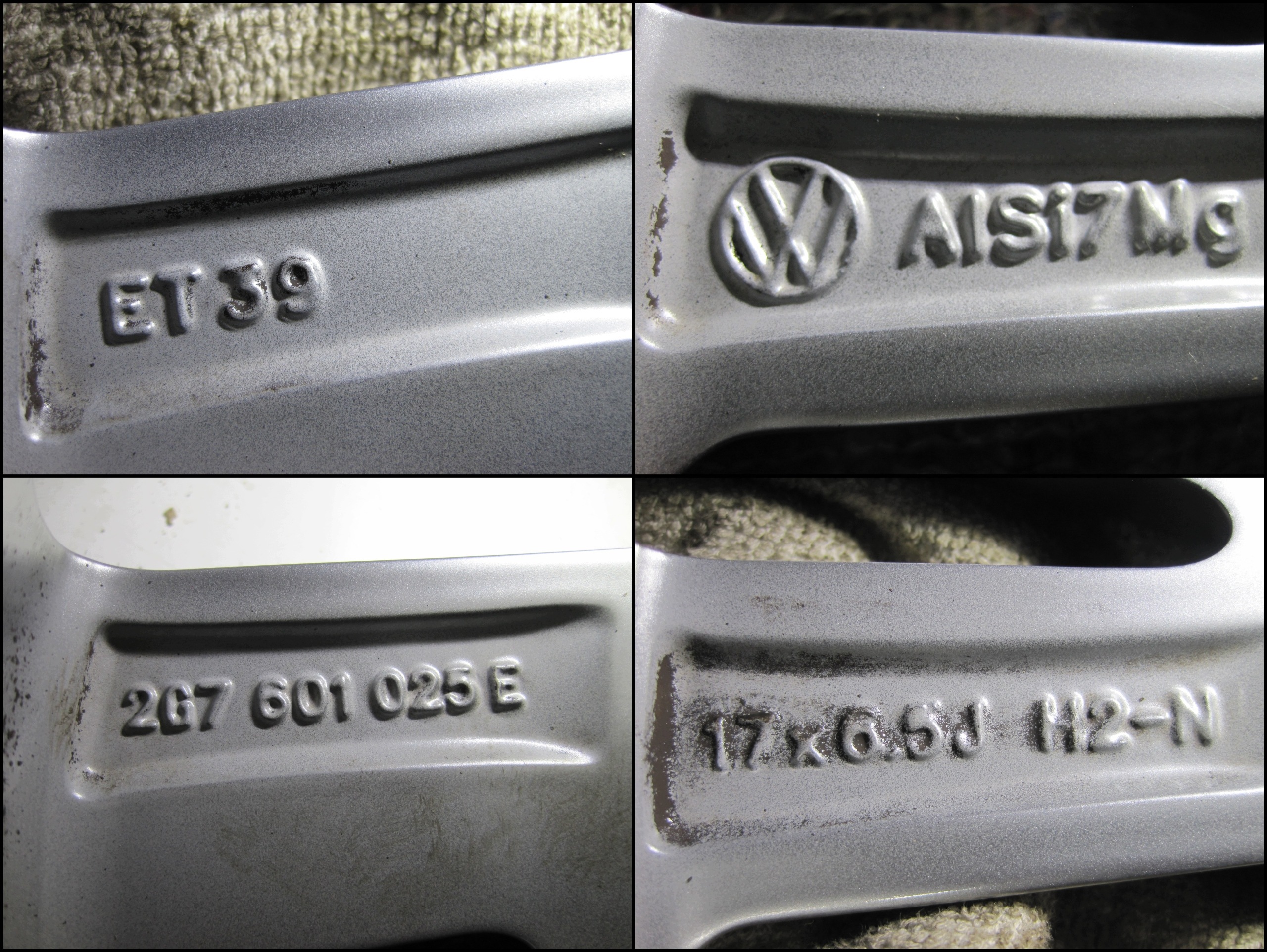 wheels discs tyres VW TAIGO 2G7 R17 M+S 7mm