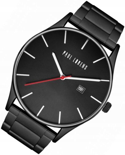 Obálka Slim! Pánské Hodinky Paul Lorens PL7028B2-1A5 Černé Na Náramku