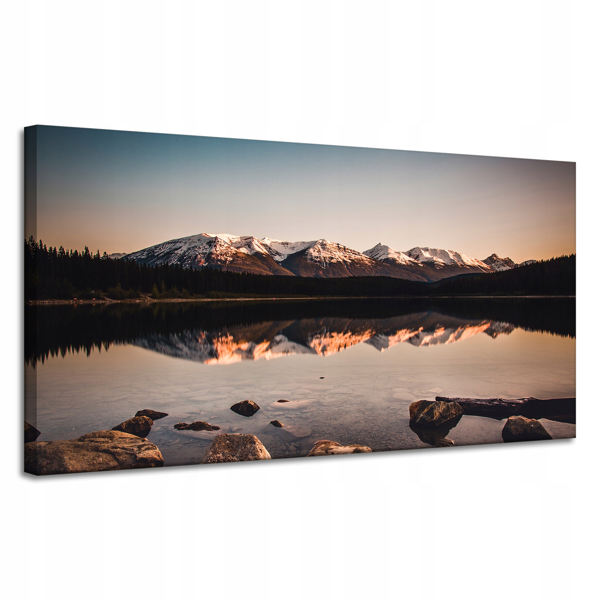 Obraz na plátně Příroda Krajina Hory Rybník 120x60