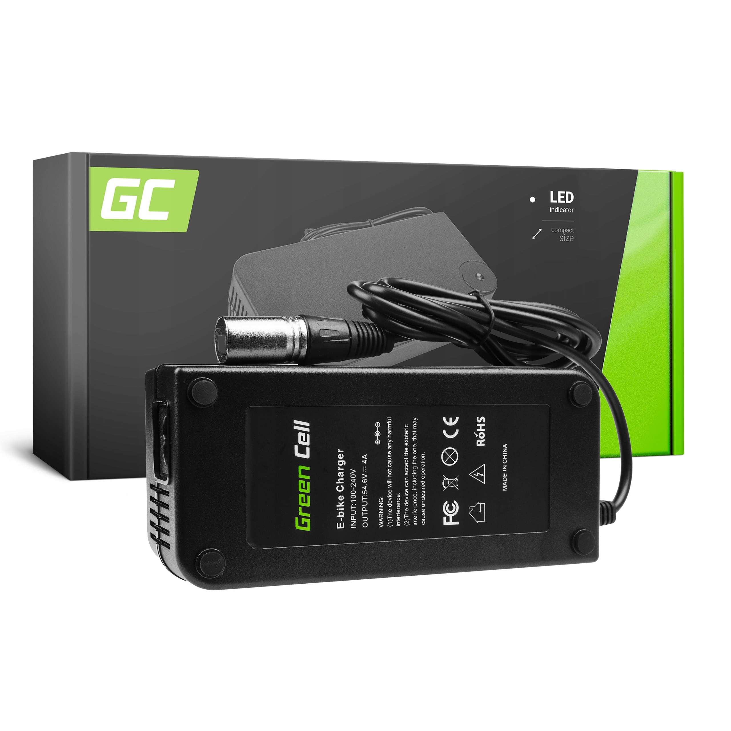 

Ładowarka do Roweru Elektrycznego 54.6V 1,8A 48V