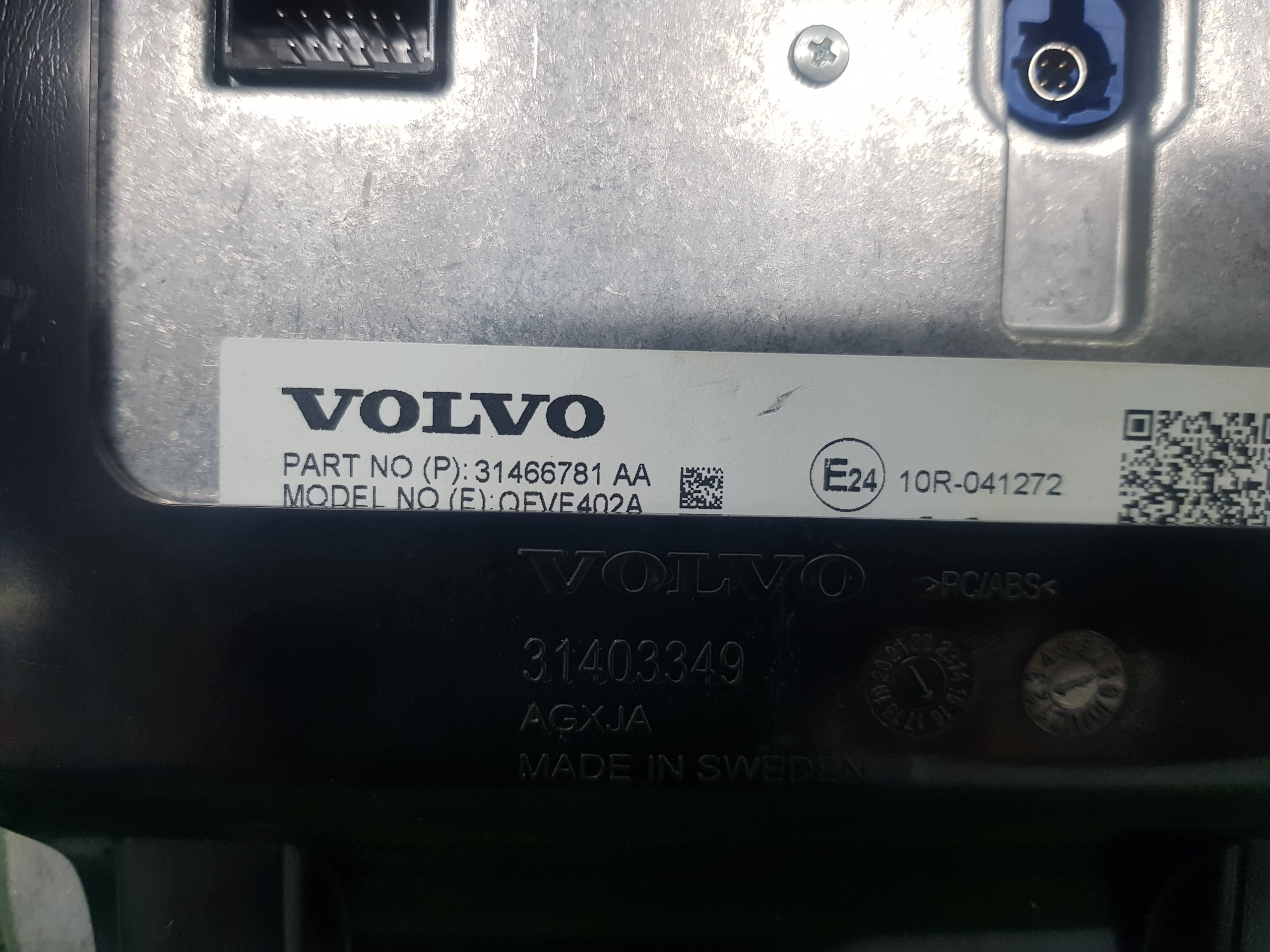 display navigation devices VOLVO XC90 II 31466781AA