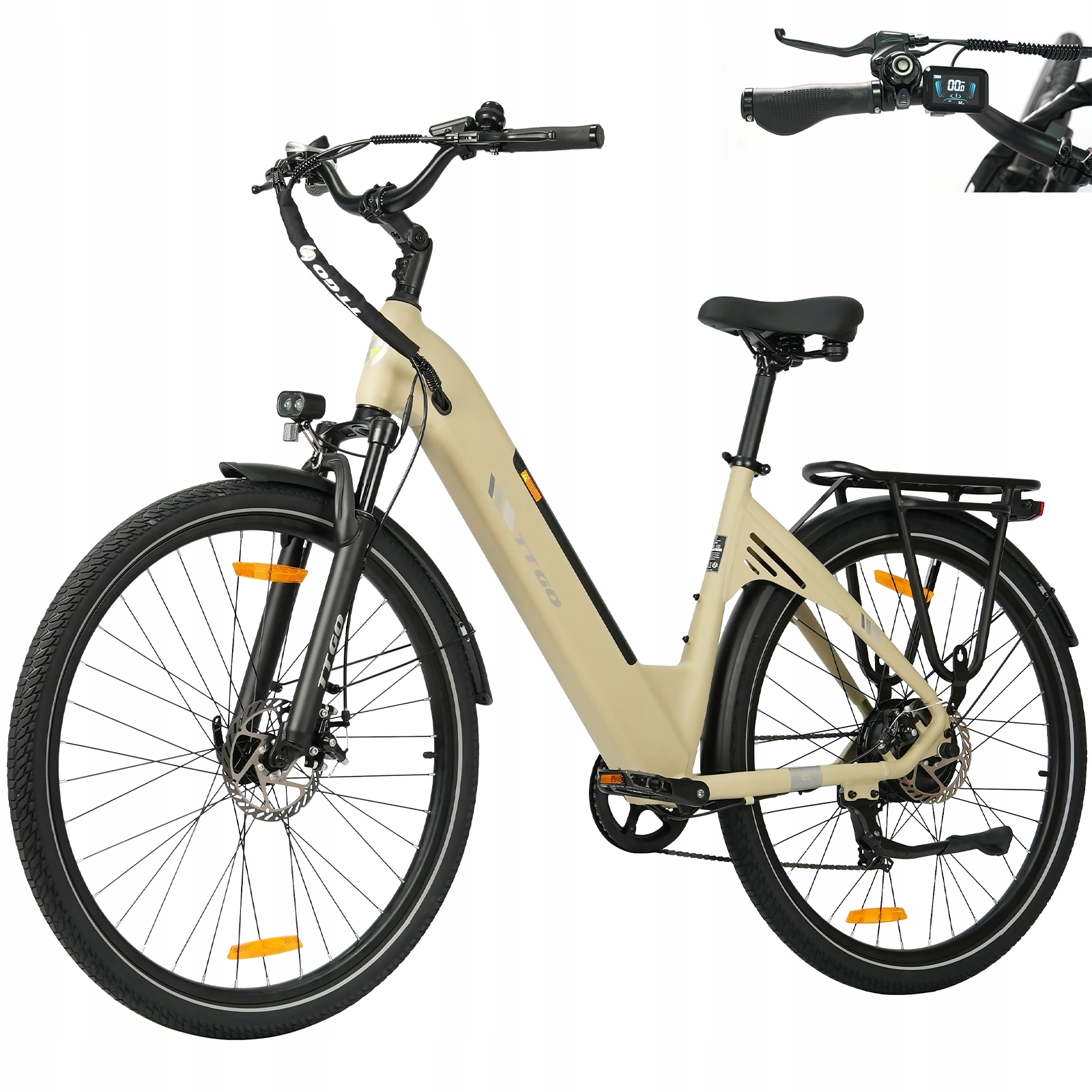 28palcové elektrokolo Ttgo C3 Se City bike 36V18AH 250W 120KM 25km/h 2026 nový
