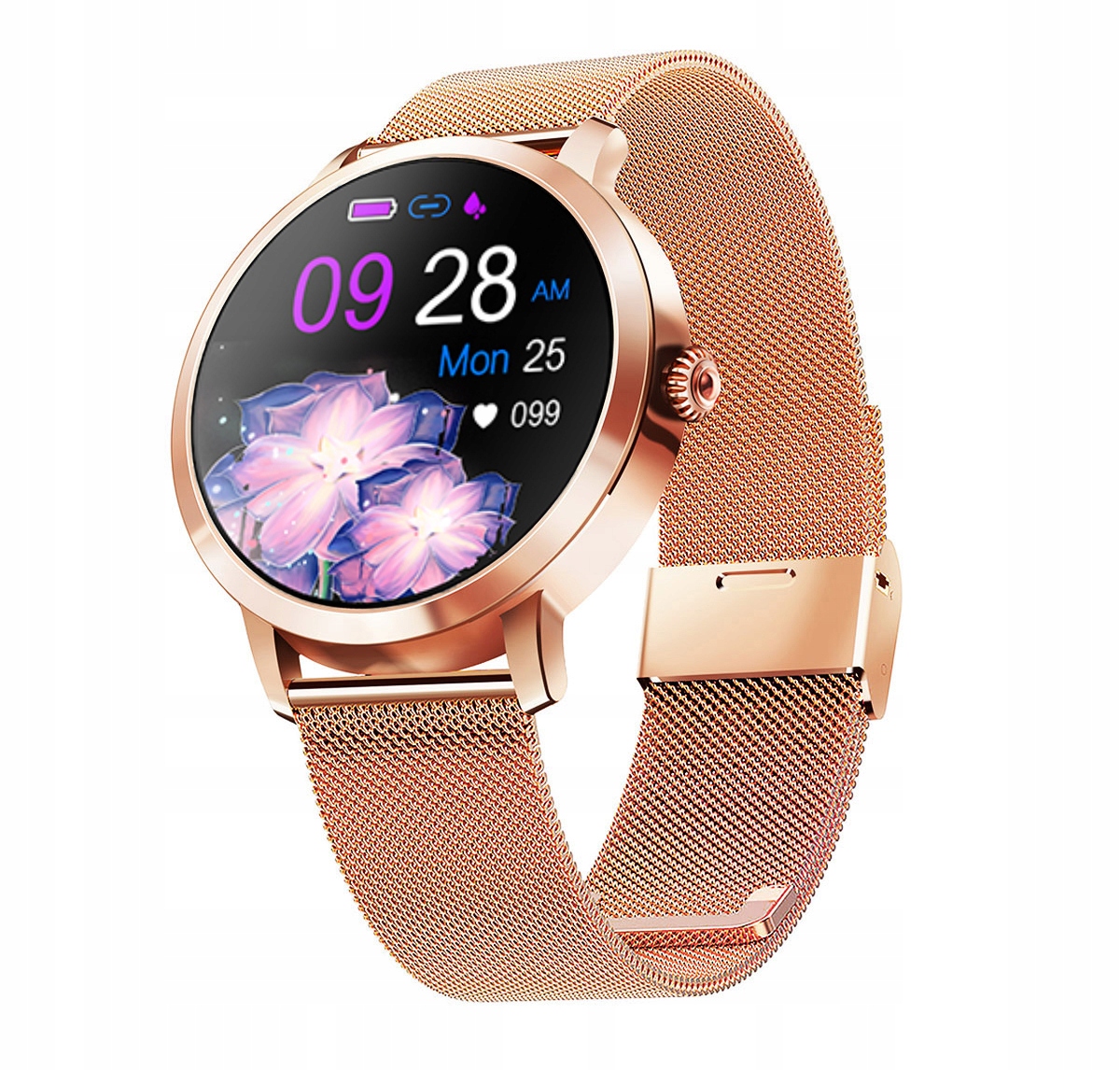 Smartwatch Damski K20 Złoty na bransolecie SGGadgets Sklep