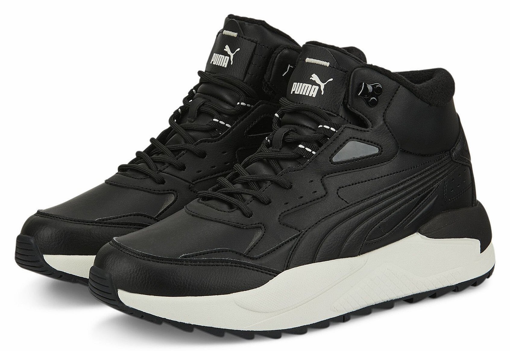 Pánské zimní boty Puma X-Ray Speed Mid Wtr vel.46 Černé Vysoké Zateplené