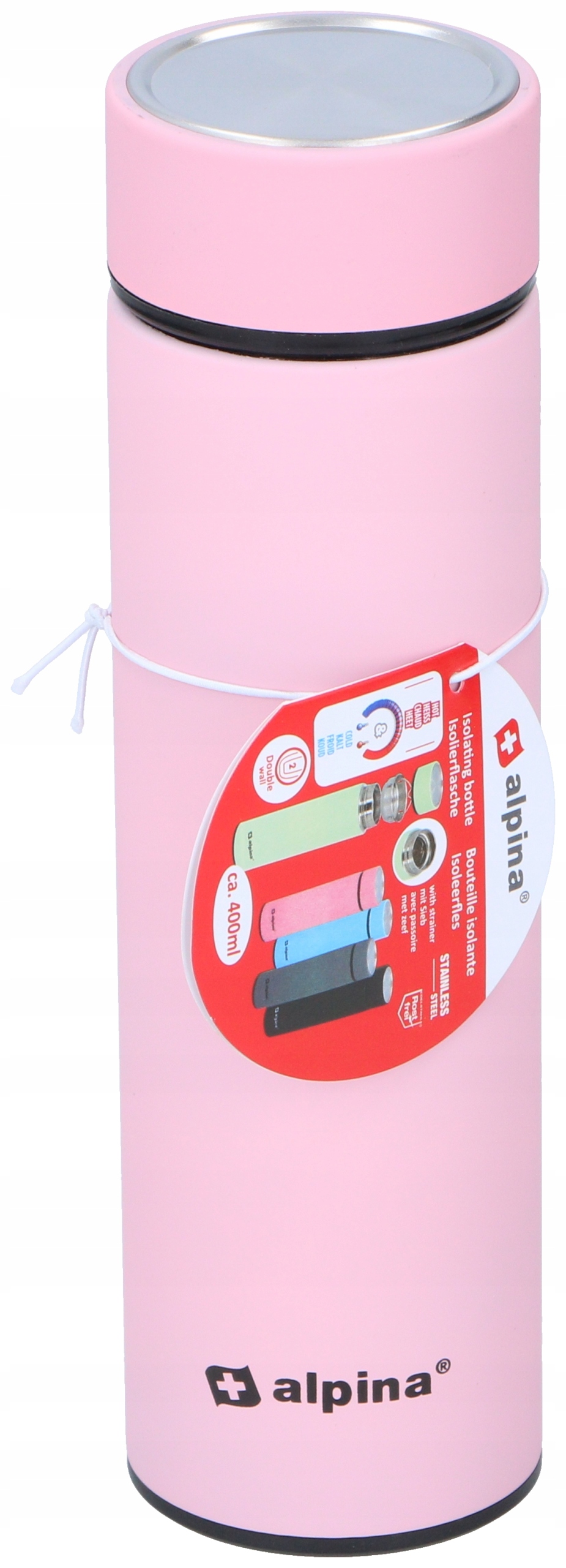 ALPINA Kubek turystyczny Termiczny TERMOS 400 ml Model 86740